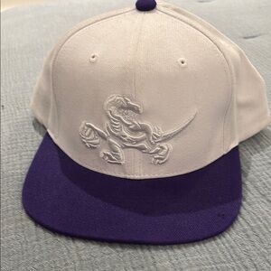 White and Purple Kids Cap
